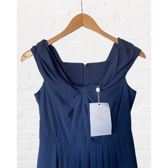 NWT Gal Meets Glam Sandra Maxi Dress K0321M Color Sea - Picture 6 of 14